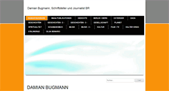 Desktop Screenshot of damianbugmann.ch