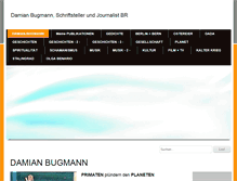 Tablet Screenshot of damianbugmann.ch
